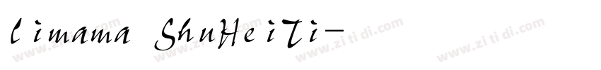 limama ShuHeiTi字体转换